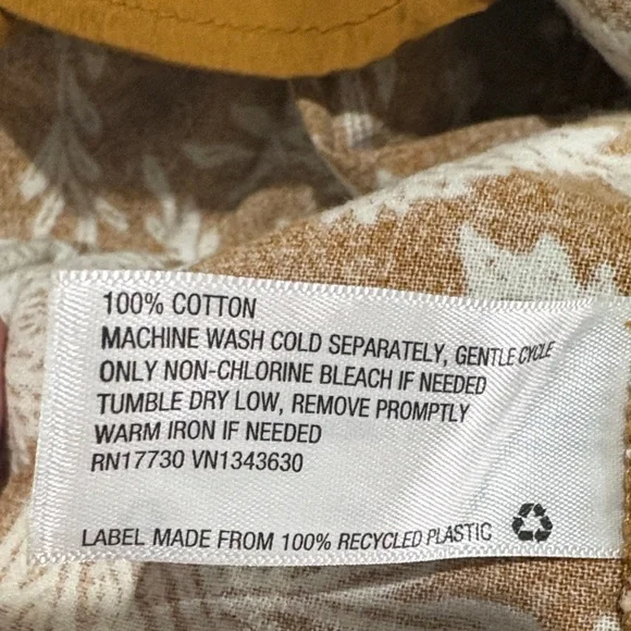 Universal Thread Mustard Floral Mini Dress - Picture 5 of 5